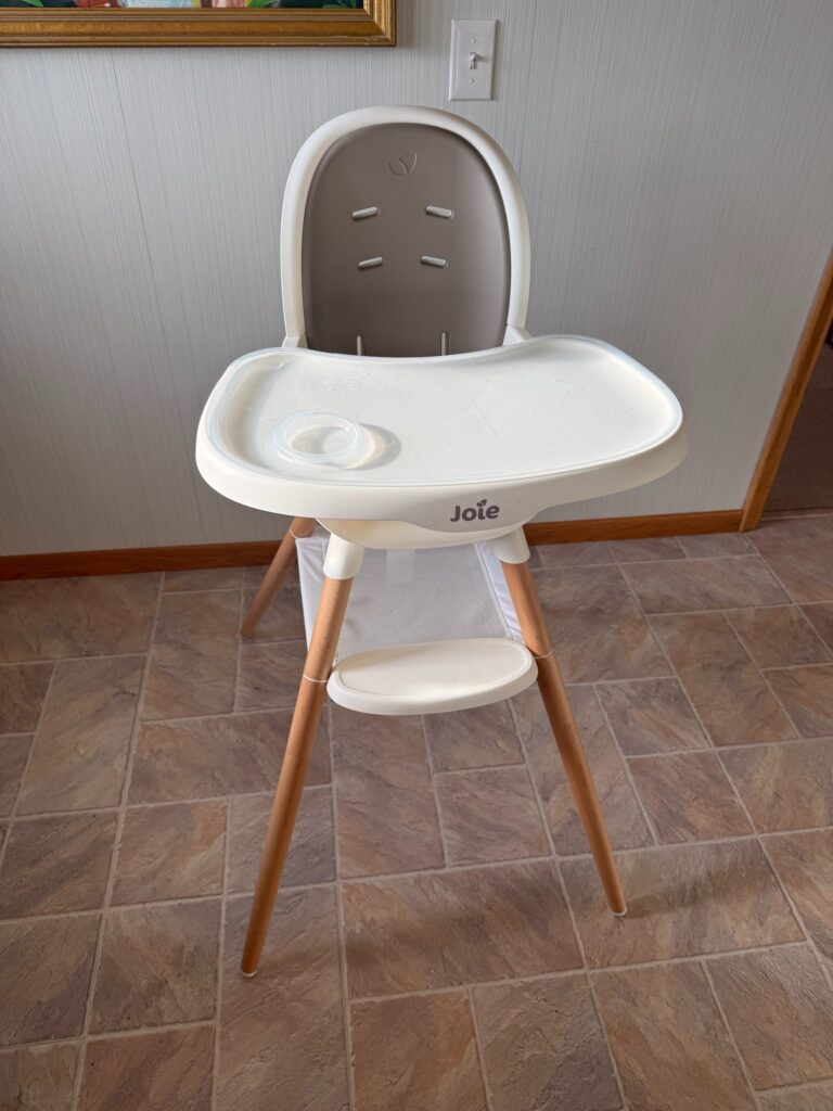 Joie Chai High Chair in Kitchen