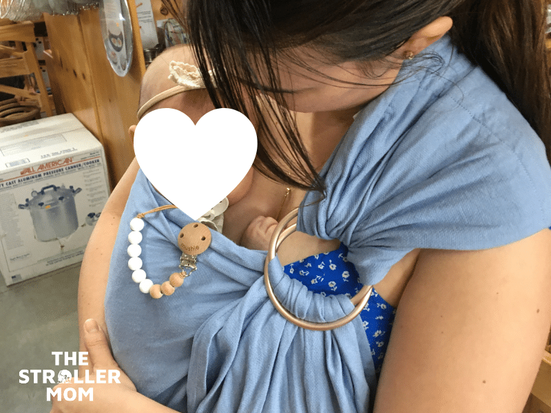 WildBird ring sling baby carrier