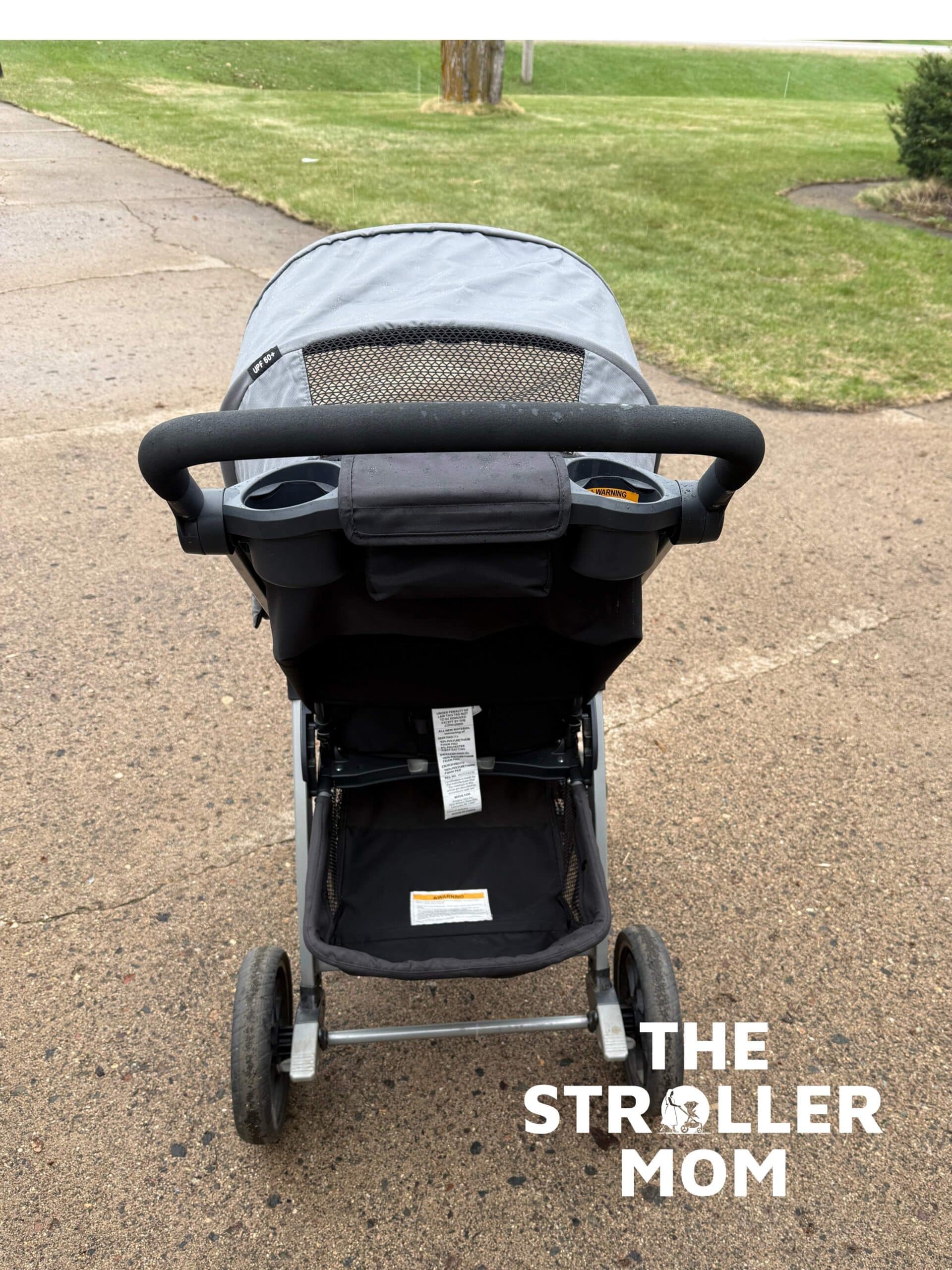 Chicco Bravo rear view with canopy extended