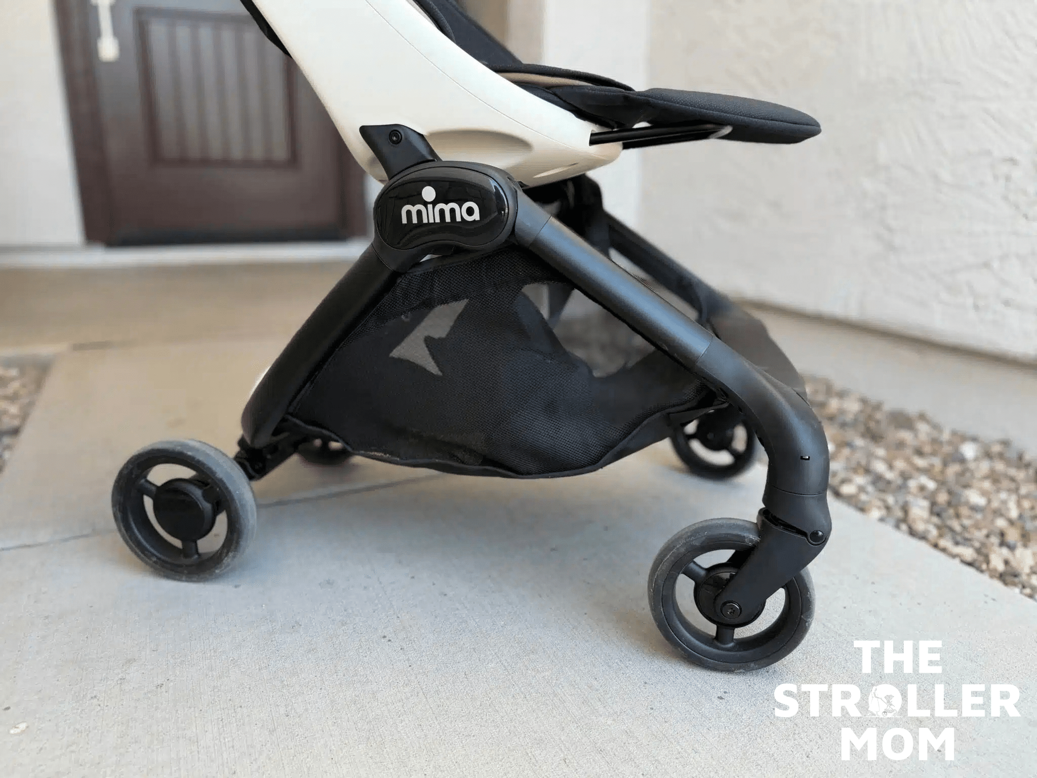 Mima Miro wheels and frame, side view